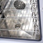 Φούρνος συνδυασμένου ατμού - Χωράει 10 δίσκους (1/1 GN / 60 x 40 cm) - Αναλογικός - 400V MAX-08500207